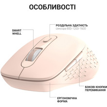 Мышь OFFICEPRO M230P Silent Click Wireless Pink (M230P)