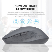 Миша OFFICEPRO M230G Silent Click Wireless Gray (M230G)