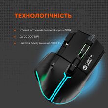 Миша CANYON Fortnax GM-636 RGB Black (CND-SGM636B)