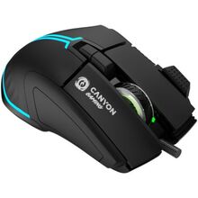 Миша CANYON Fortnax GM-636 RGB Black (CND-SGM636B)