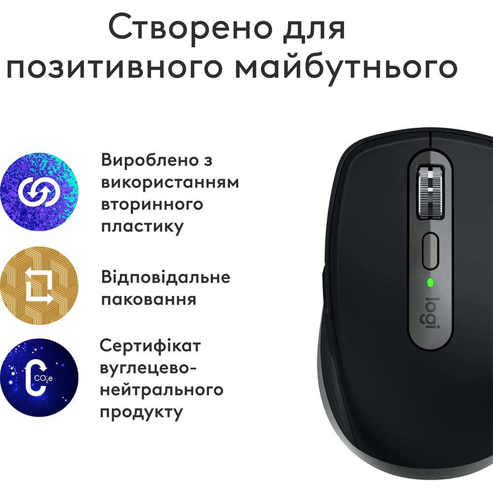 Зображення Миша LOGITECH MX Anywhere 3S для Mac Space Grey (910-006947)