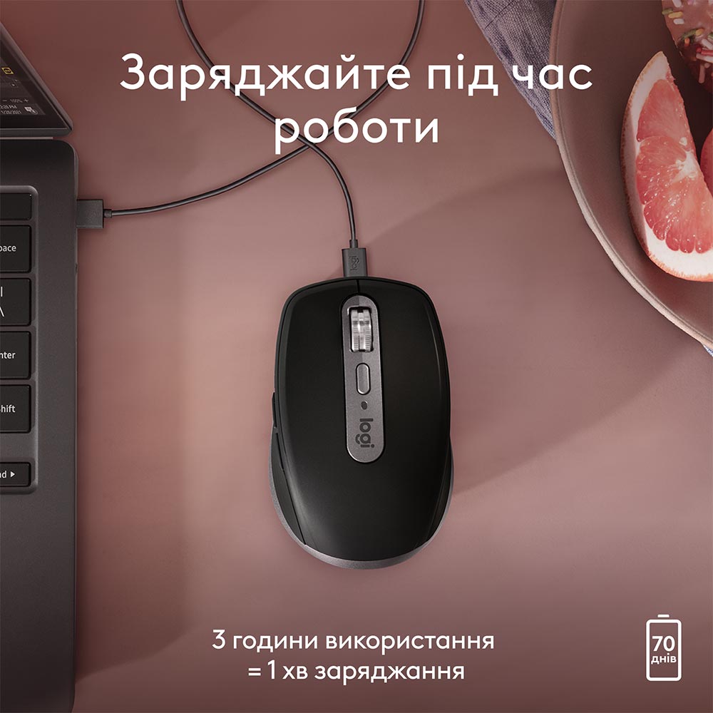 Фото 16 Миша LOGITECH MX Anywhere 3S для Mac Space Grey (910-006947)