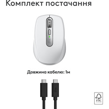 Мышь LOGITECH MX Anywhere 3S for Mac Pale Grey (910-006946)