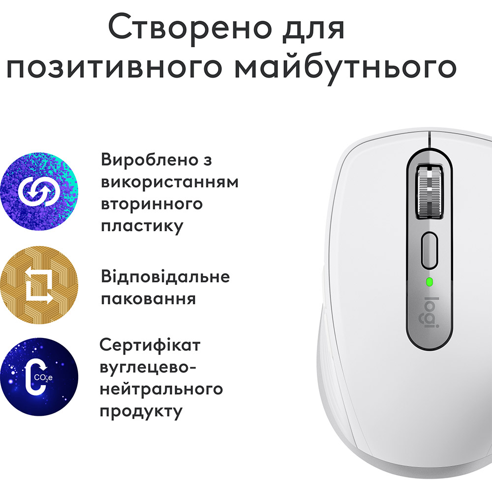 Изображение Мышь LOGITECH MX Anywhere 3S for Mac Pale Grey (910-006946)