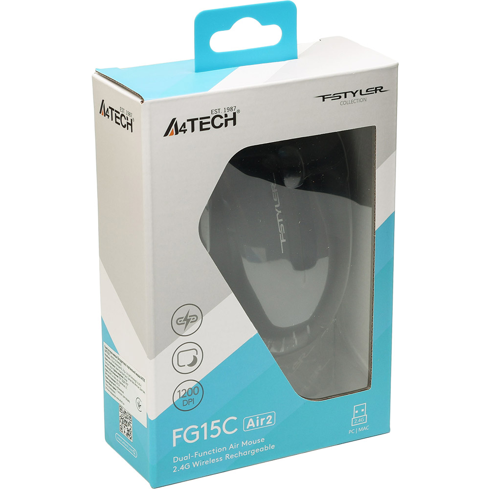 В Україні Миша A4TECH FG15C Air2 Black (4711422004557)