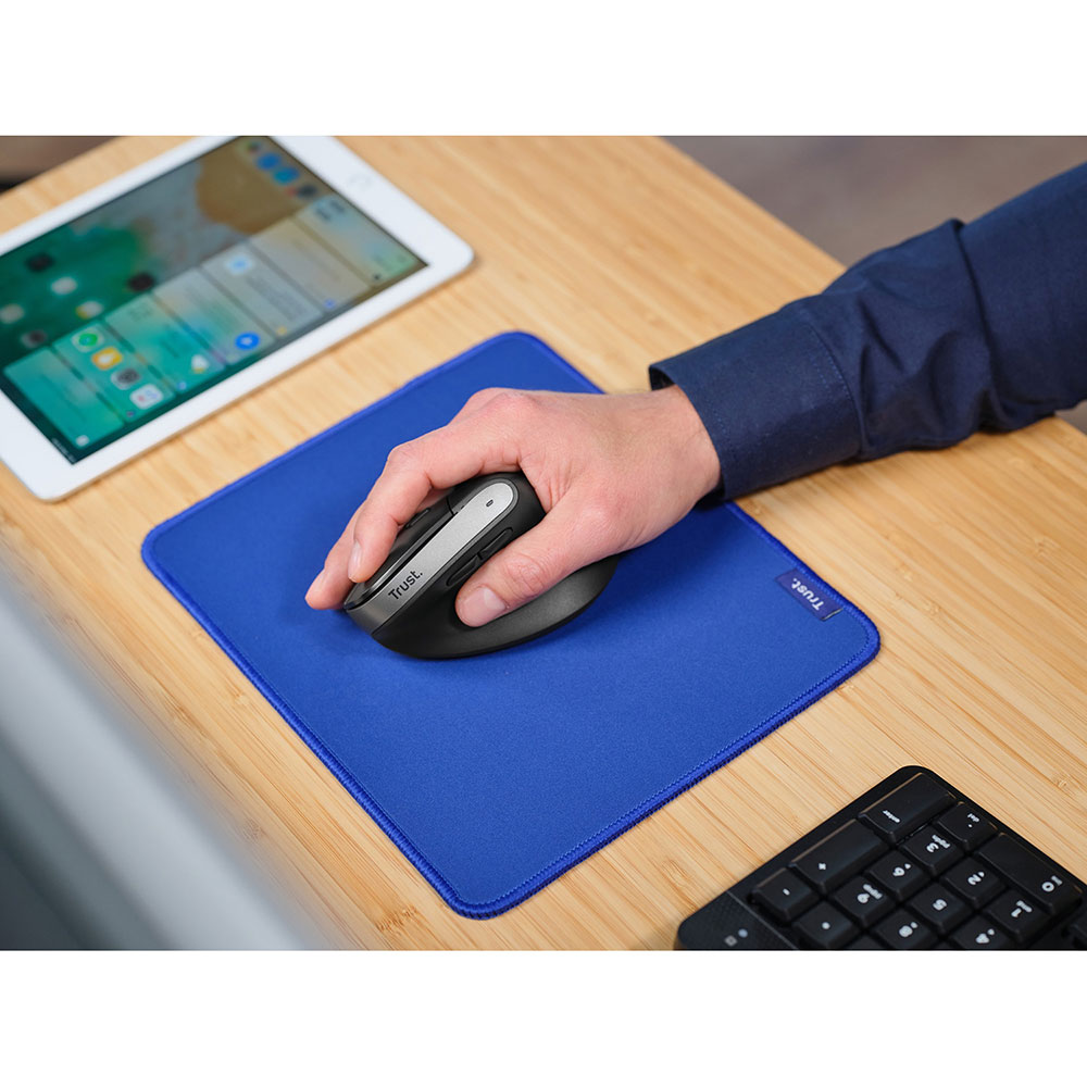 Зображення Миша Trust Bayo+ Multidevice Ergonomic Wireless Mouse Black (25146)