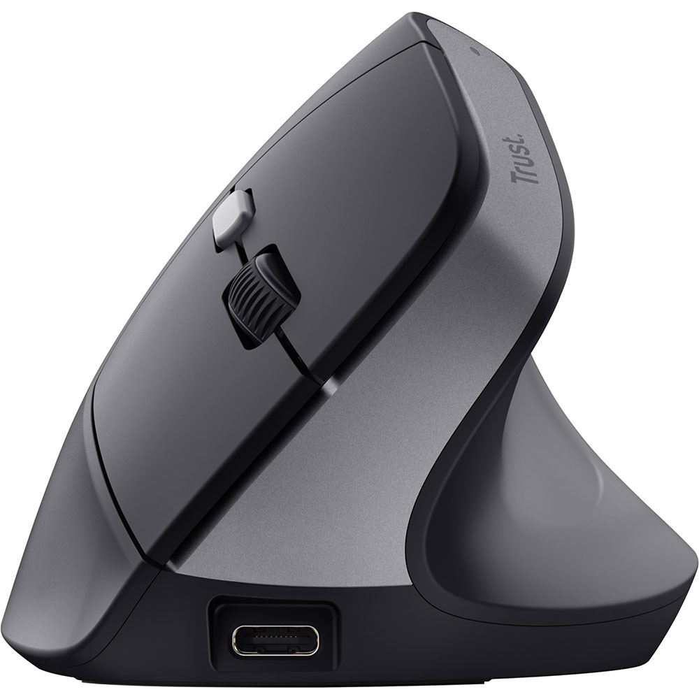 Миша Trust Bayo II Ergonomic Wireless Mouse Black (25145) Комплектація бездротова миша, USB-приймач, USB-кабель для заряджання, посібник користувача