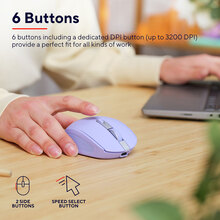 Мышь TRUST Ozaa Compact Multi-Device Wireless Mouse Purple (25384)