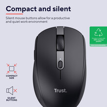 Миша TRUST Ozaa Compact Multi-Device Wireless Mouse Black (24819)