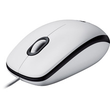 Миша Mouse LOGITECH M100 White EER Orient Packaging