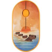 Мышь 2E MF300 CAPYBARA:SUNSET Silent WL BT Yellow (2E-MF300WCAPIBARAYW)