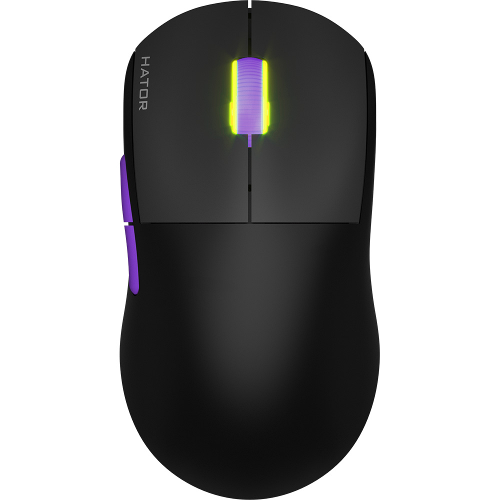 Мышь HATOR Quasar 2 Ultra 4K Wireless Black/Lilac (HTM570BL)