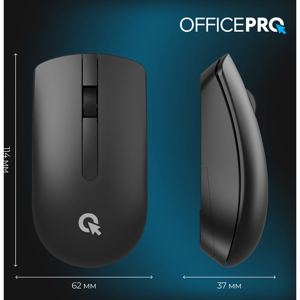 В Україні Миша OfficePro M175B Silent Click Wireless Black