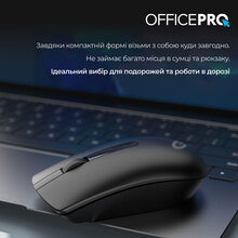 Миша OfficePro M175B Silent Click Wireless Black