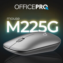 Миша OfficePro M225G Silent Click Wireless Gray