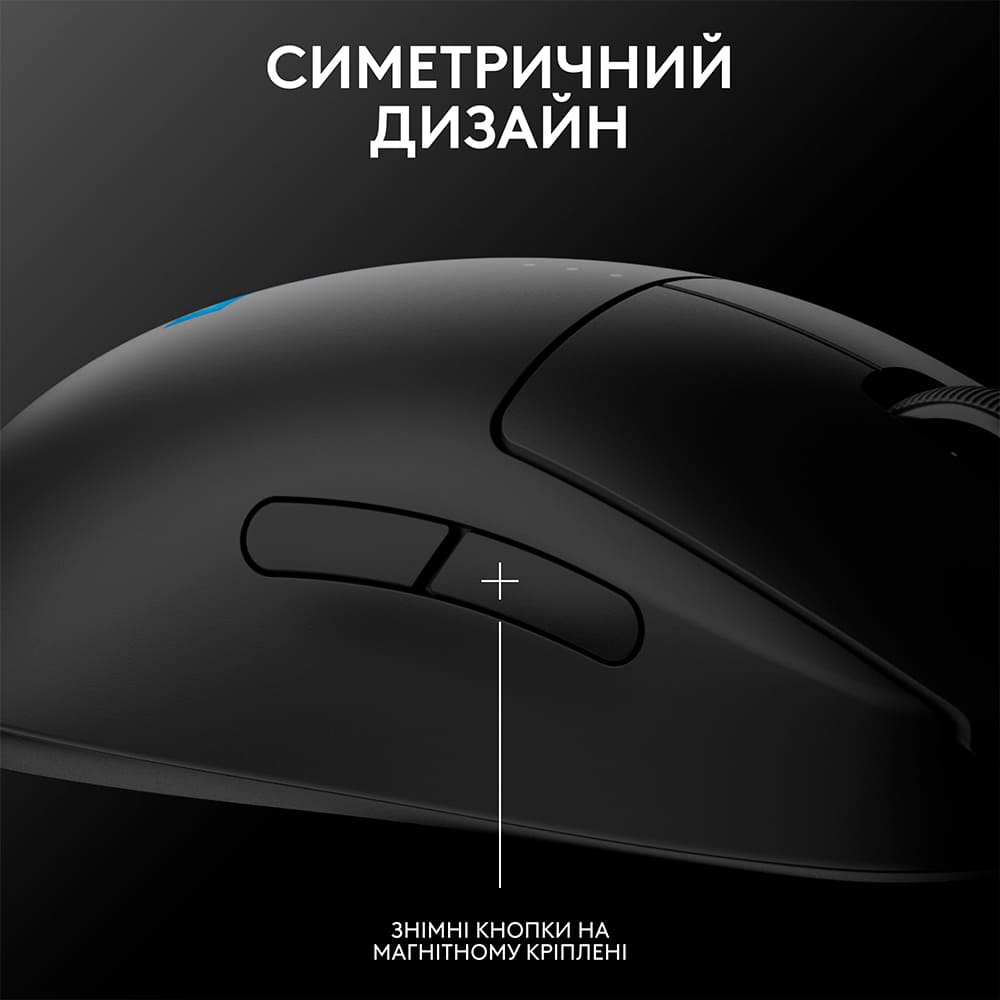 Внешний вид Мышь LOGITECH G Pro 2 Lightspeed Wireless Black (910-007295)