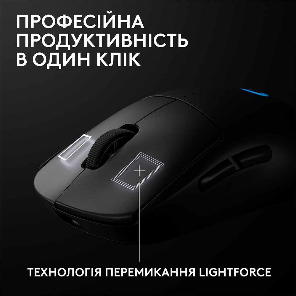 Фото Мышь LOGITECH G Pro 2 Lightspeed Wireless Black (910-007295)