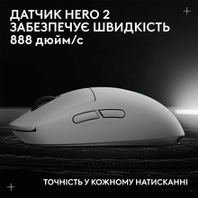 Миша LOGITECH G Pro 2 Lightspeed Wireless White (910-007302)