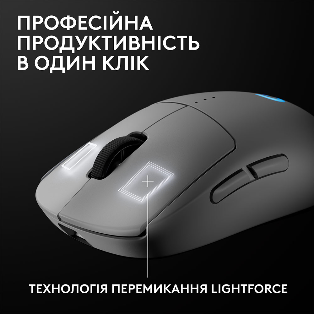 Фото Миша LOGITECH G Pro 2 Lightspeed Wireless White (910-007302)