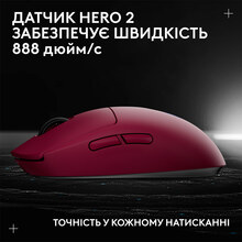 Мышь LOGITECH G Pro 2 Lightspeed Wireless Magenta (910-007309)