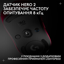 Мышь LOGITECH G Pro 2 Lightspeed Wireless Magenta (910-007309)