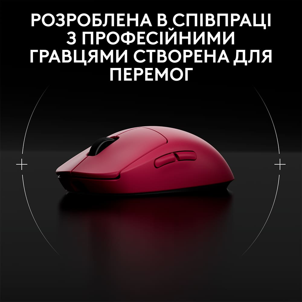 Зовнішній вигляд Миша LOGITECH G Pro 2 Lightspeed Wireless Magenta (910-007309)