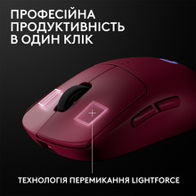 Мышь LOGITECH G Pro 2 Lightspeed Wireless Magenta (910-007309)