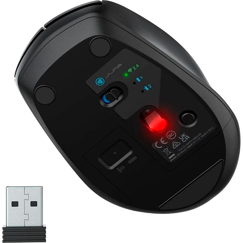 Миша JLAB GO (IEUMGOMOUSERBLK124) Бездротове підключення Bluetooth + RF