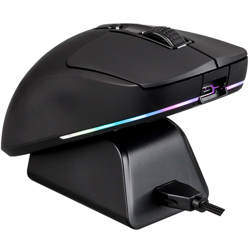 Миша 2E GAMING MG360 WL USB-A/WL/BT Black (2E-MG360UB-WL) Дротове підключення USB