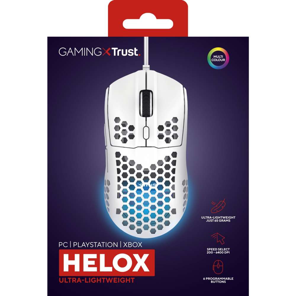 Изображение Мышь TRUST GXT 928 Helox White (25389)