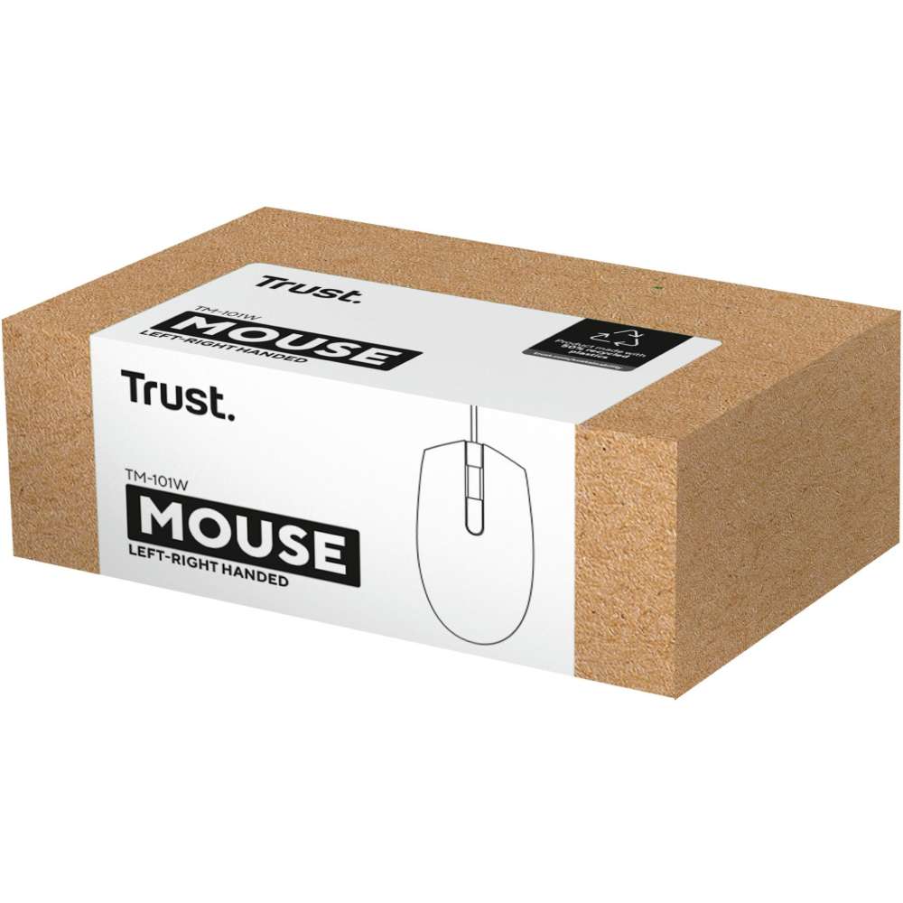 Мышь TRUST TM-101 USB-A White (25320) Тип сенсора оптический