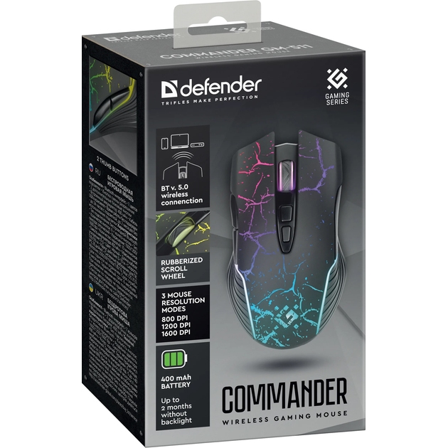 Заказать Мышь DEFENDER Commander GM-511 Black (52557)