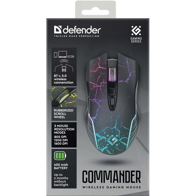 Фото Мышь DEFENDER Commander GM-511 Black (52557)