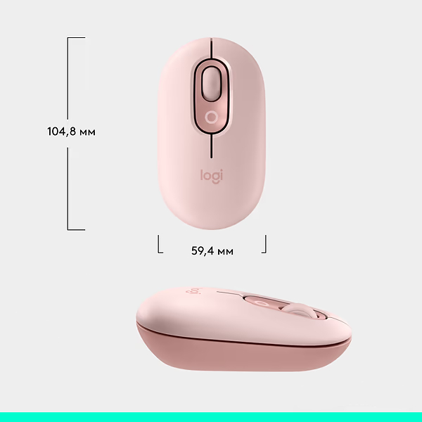 Заказать Мышь LOGITECH POP Rose (910-007413)