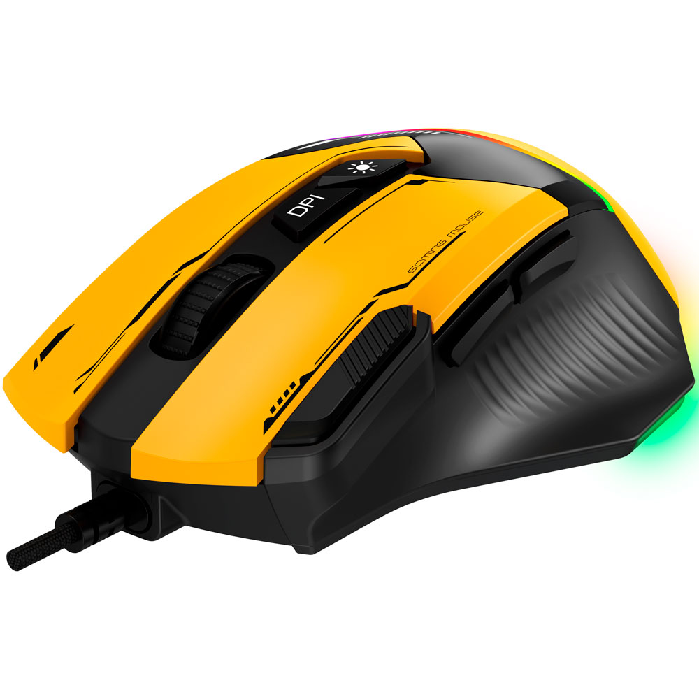 Мышь GAMEPRO GM300Y Yellow Black (GM300Y) Тип подключения проводное