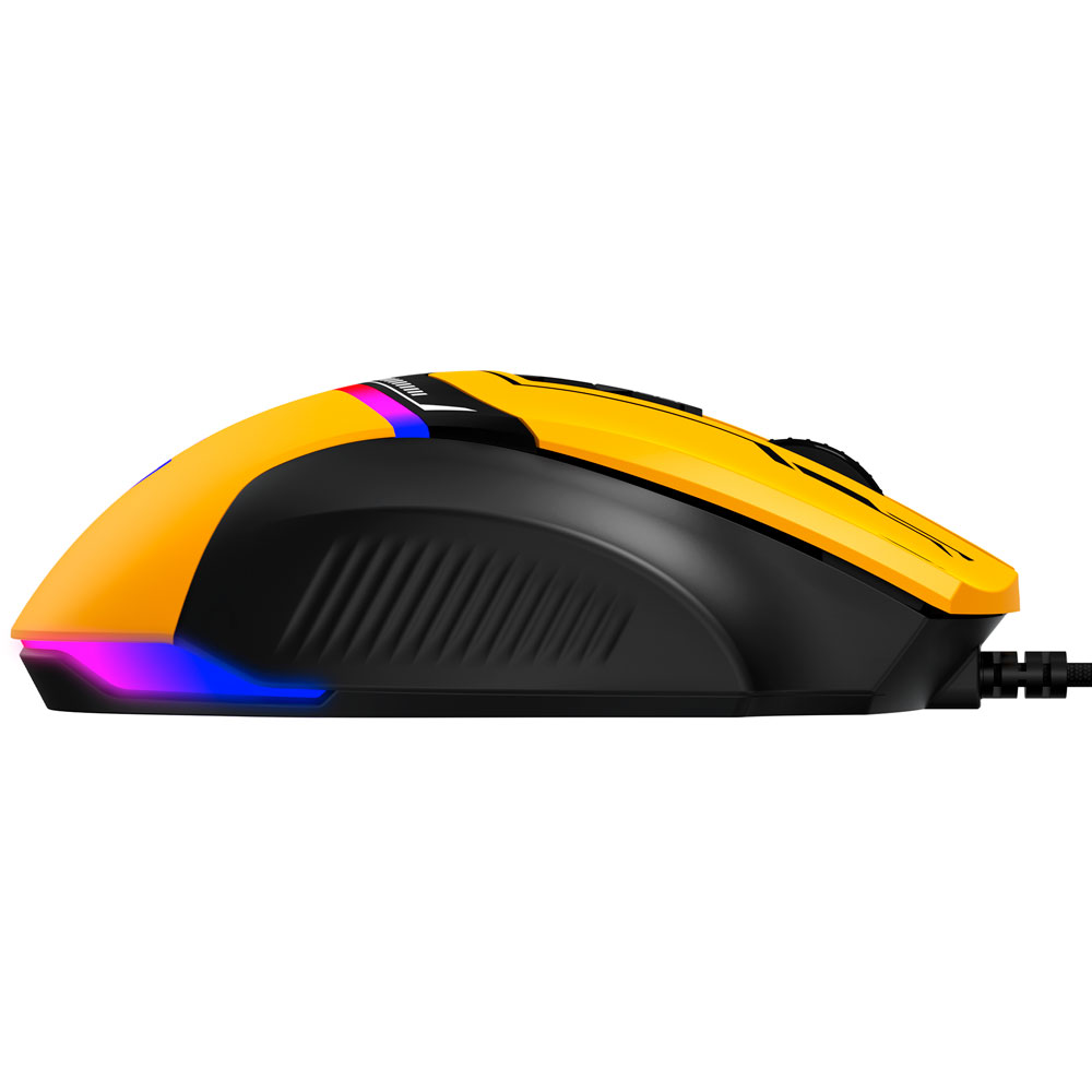 Миша GAMEPRO GM300Y Yellow Black (GM300Y) Дротове підключення USB