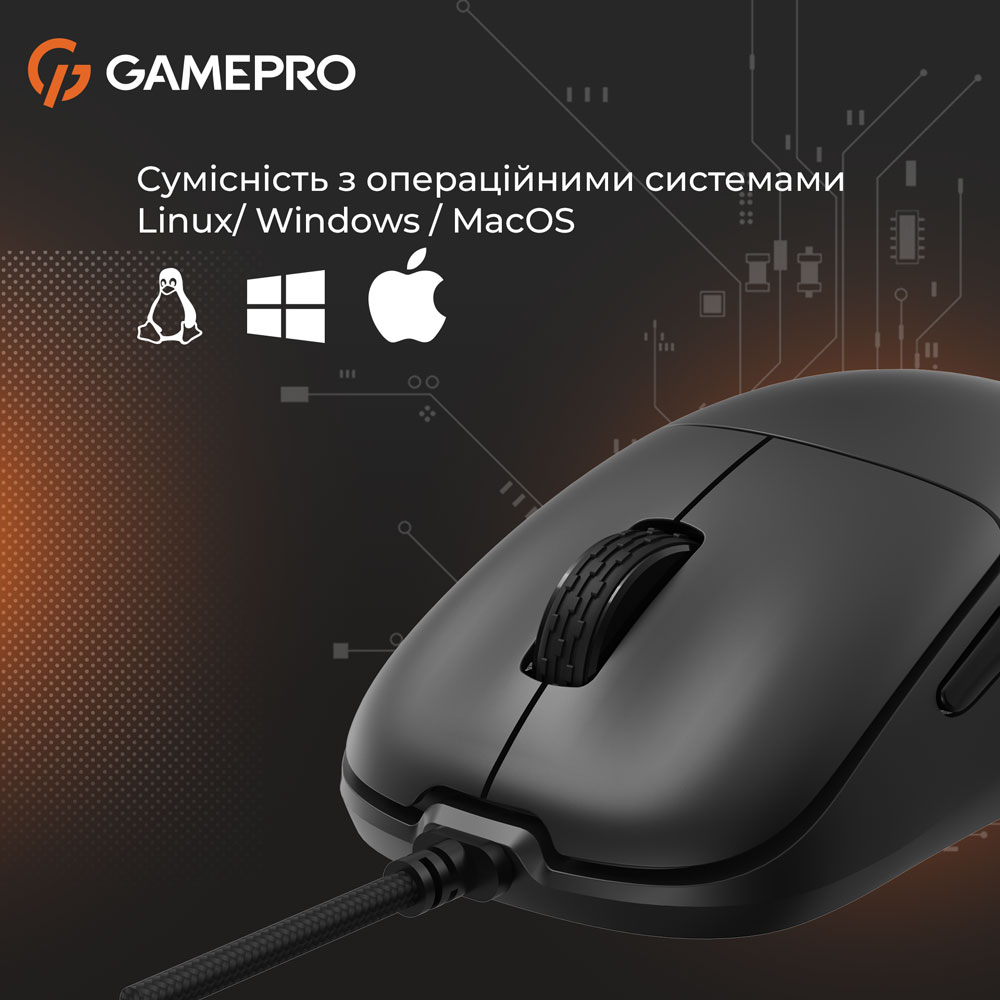 В интернет магазине Мышь GAMEPRO GM690B Black