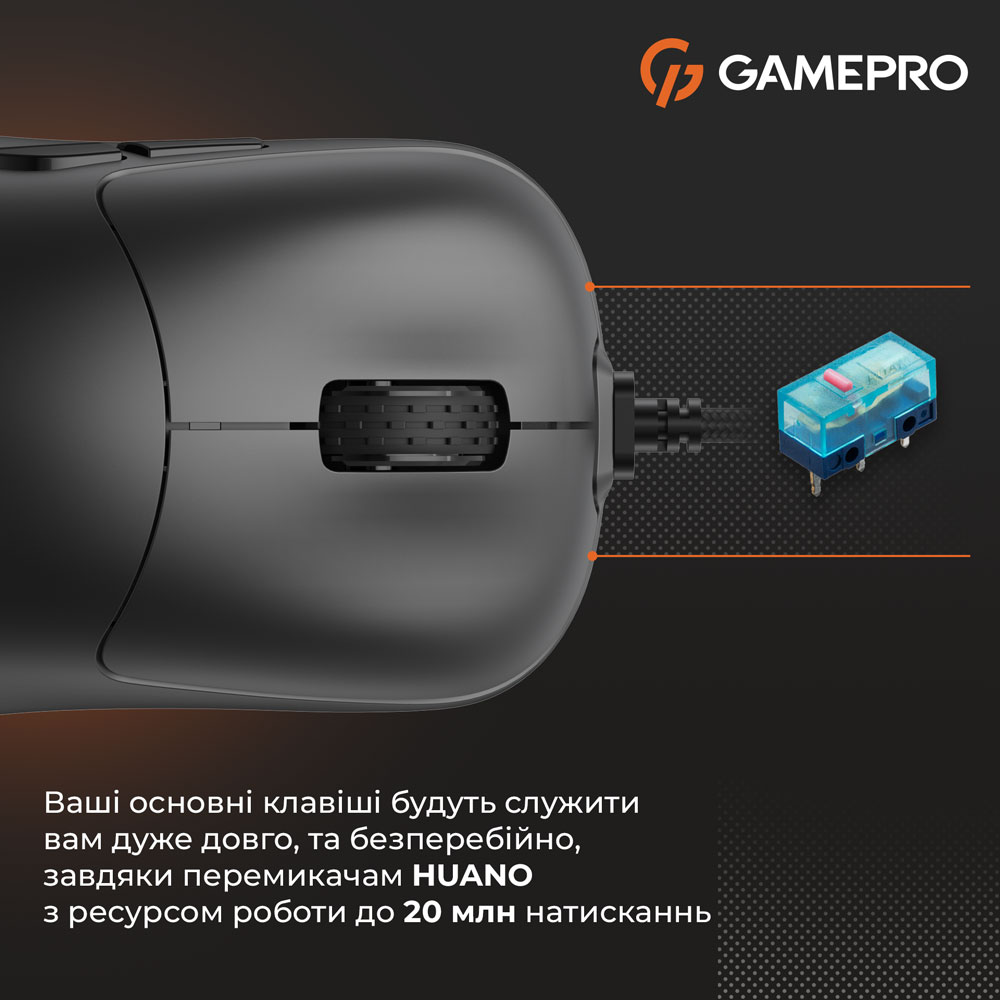 Фото Мышь GAMEPRO GM690B Black