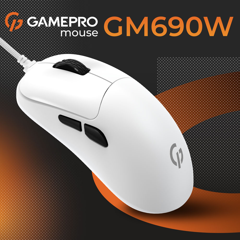 Огляд Миша GAMEPRO GM690W White