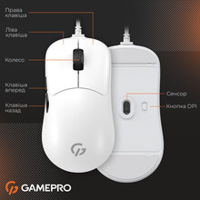 Миша GAMEPRO GM690W White