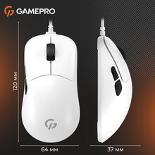 Мышь GAMEPRO GM690W White