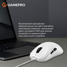 Миша GAMEPRO GM690W White