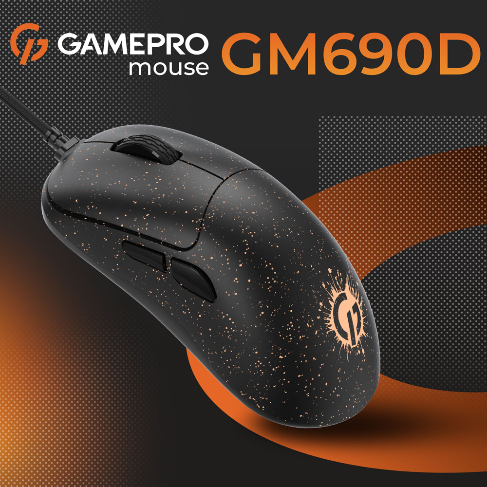 Фото 14 Мышь GAMEPRO GM690D Black Orange