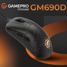 Мышь GAMEPRO GM690D Black Orange