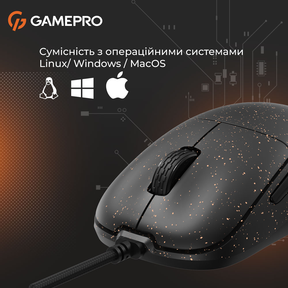 В интернет магазине Мышь GAMEPRO GM690D Black Orange