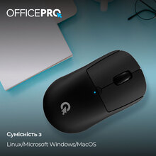 Мышь OFFICEPRO M307B Silent Click Black