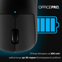 Мышь OFFICEPRO M307B Silent Click Black