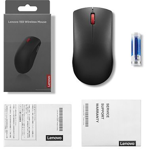 Мышь LENOVO 150 Wireless Mouse (GY51L52638) Тип сенсора оптический