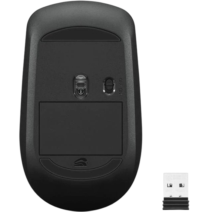 Зовнішній вигляд Миша LENOVO 400 Wireless Mouse Black (GY50R91293)