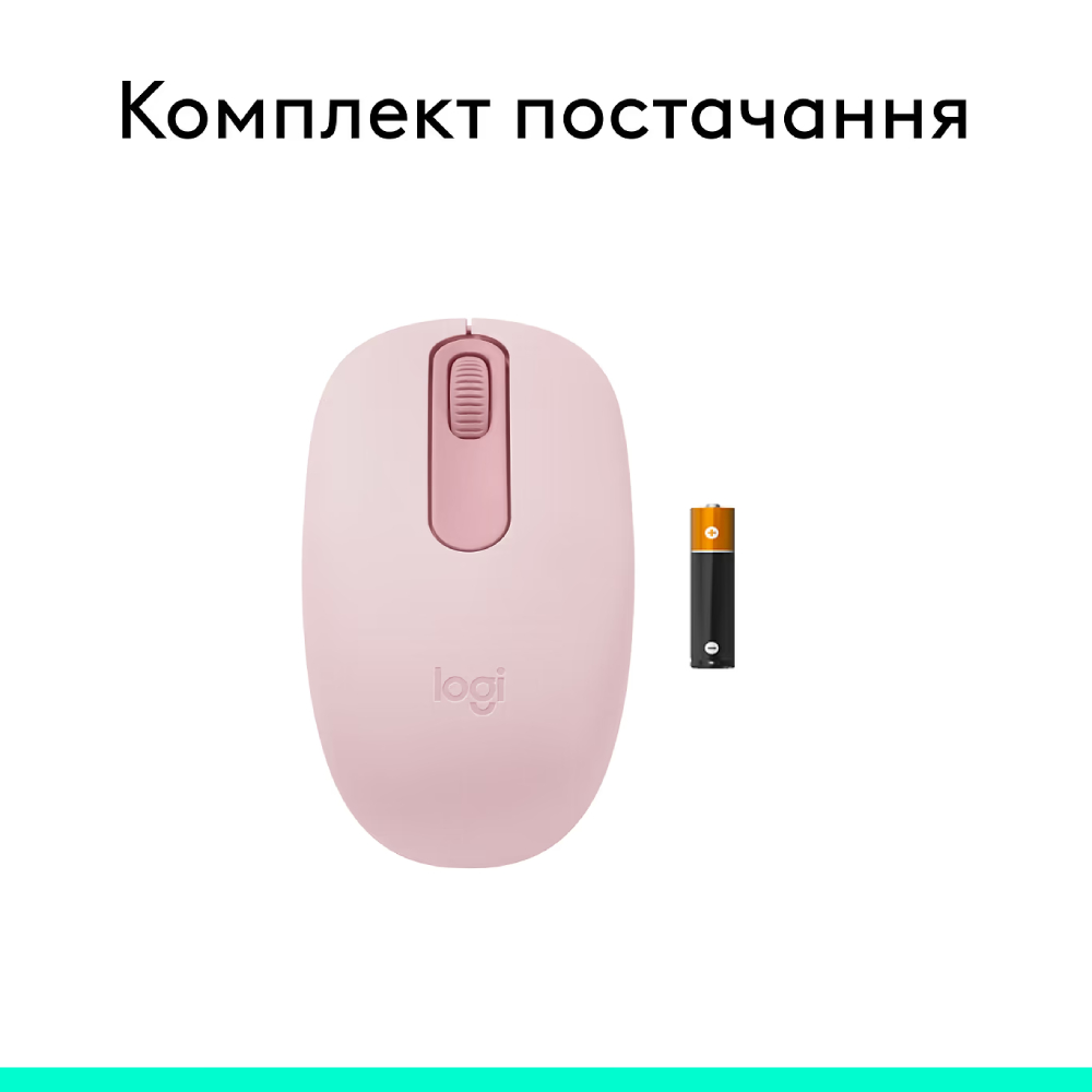 Мышь LOGITECH M196 Bluetooth Rose (L910-007461) Беспроводное подключение Bluetooth